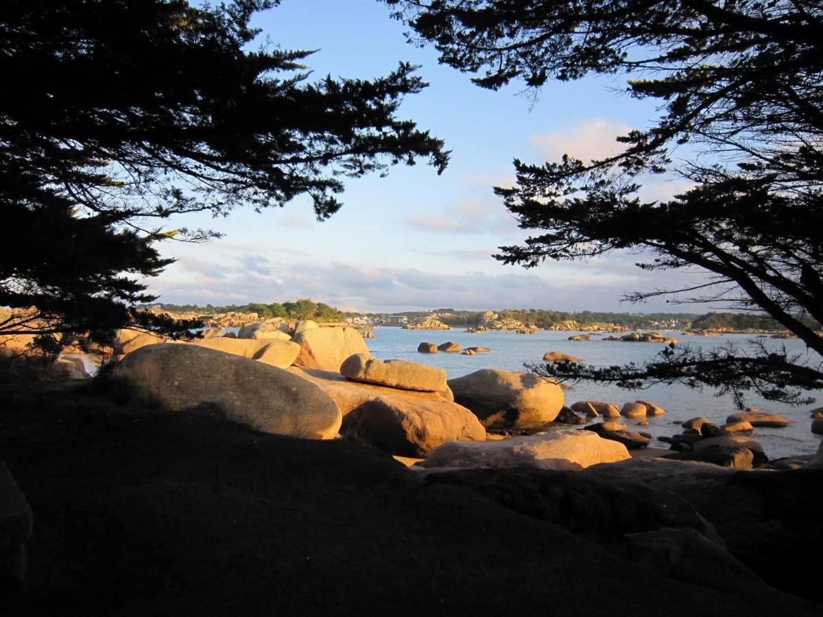 Trestraou, Cote De Granit Rose, Studio Vue Mer, Rez-De-Chaussee Perros-Guirec Εξωτερικό φωτογραφία